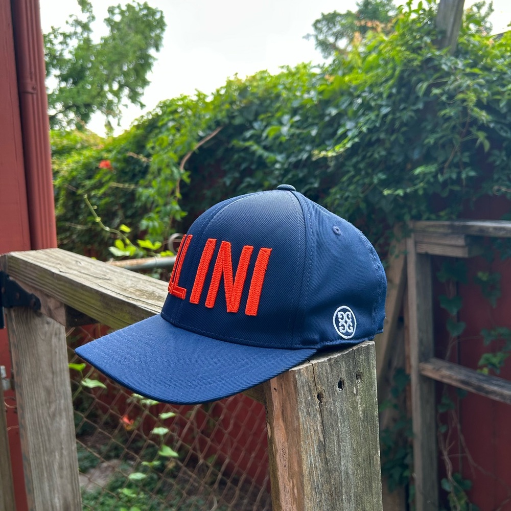 G/Fore “ ILLINI “ University Of Illinois Snap Back Golf Hat OSFA Clean